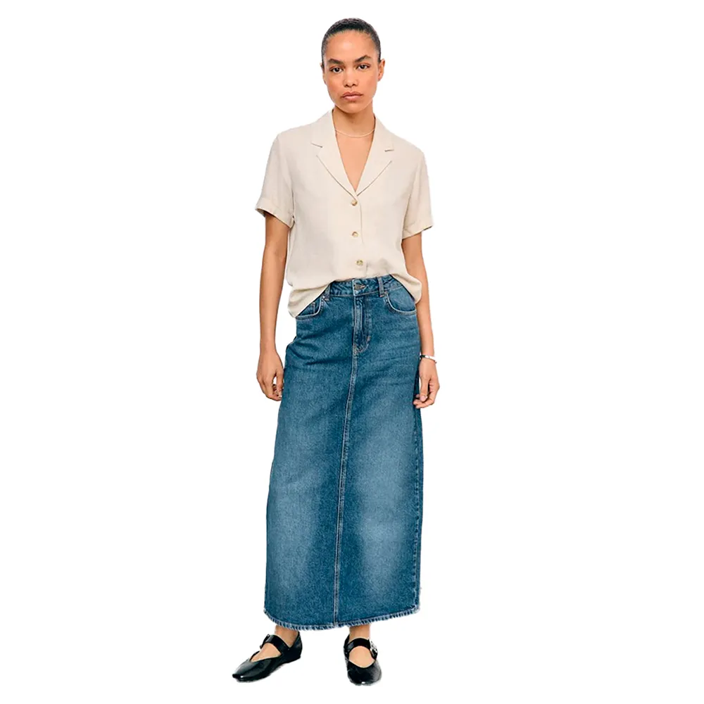 Блузка с коротким рукавом Object Sanne, синий
Блузка с коротким рукавом Object Sanne, синий