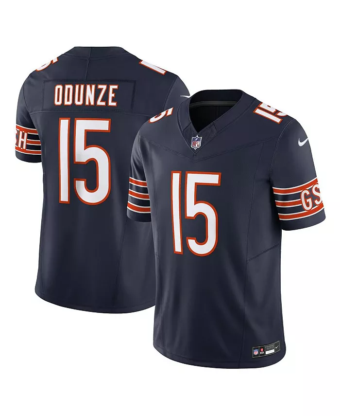 Мужская джерси Chicago Bears Rome Odunze Vapor F.U.S.E. Limited в синем цвете Nike
Мужская джерси Chicago Bears Rome Odunze Vapor F.U.S.E. Limited в синем цвете Nike