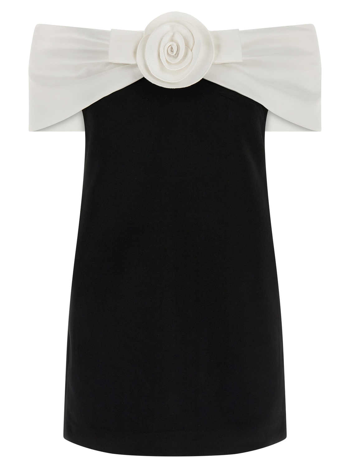 SELF PORTRAIT Платье мини из черного крепа с цветами
SELF PORTRAIT Платье мини из черного крепа с цветами