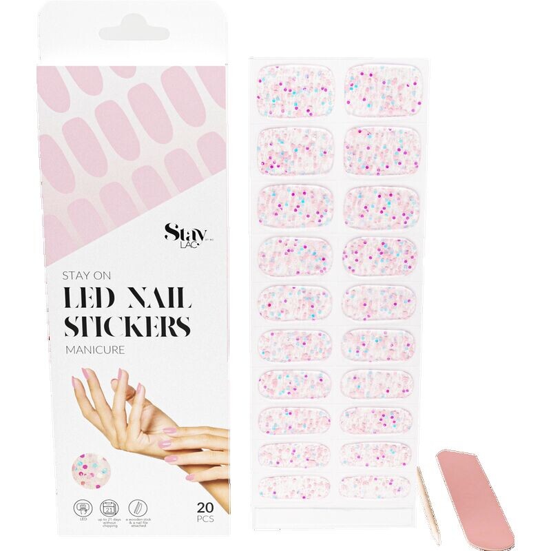 Светодиодные наклейки для ногтей Stay On — оставайся романтиком Staylac, 1 шт.
Светодиодные наклейки для ногтей Stay On — оставайся романтиком Staylac, 1 шт.