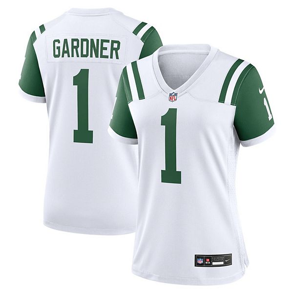Женская футболка Ahmad Sauce Gardner New York Jets Classic Alternate Game Nike
Женская футболка Ahmad Sauce Gardner New York Jets Classic Alternate Game Nike