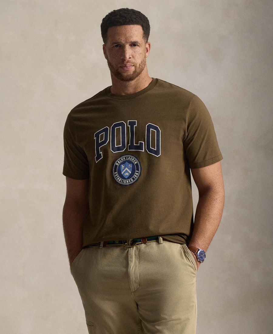 Мужская футболка с коротким рукавом и графическим принтом, больших размеров Polo Ralph Lauren, York Brown, Коричневый, Мужская футболка с коротким рукавом и графическим принтом, больших размеров Polo Ralph Lauren, York Brown
Мужская футболка с коротким рукавом и графическим принтом, больших размеров Polo Ralph Lauren, York Brown, Коричневый, Мужская футболка с коротким рукавом и графическим принтом, больших размеров Polo Ralph Lauren, York Brown