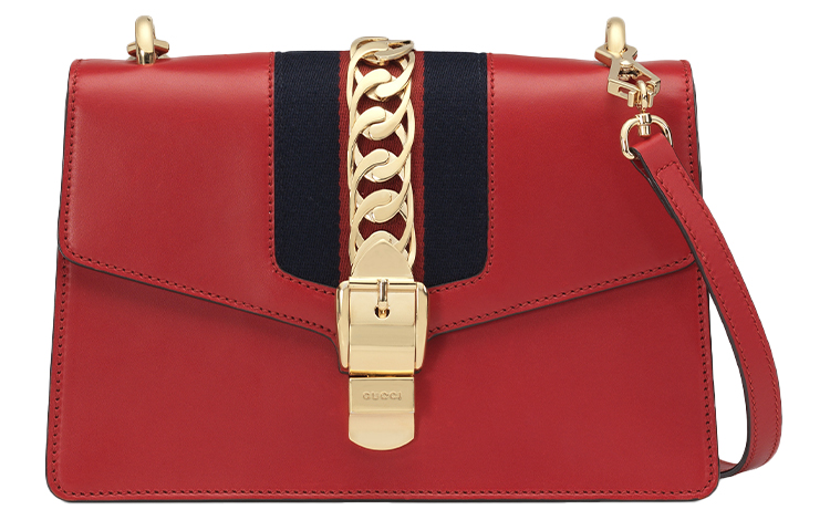 GUCCI Sylvie Cow Leather Portable Crossbody Bag Shoulder Bag Women's Red
GUCCI Sylvie Cow Leather Portable Crossbody Bag Shoulder Bag Women's Red