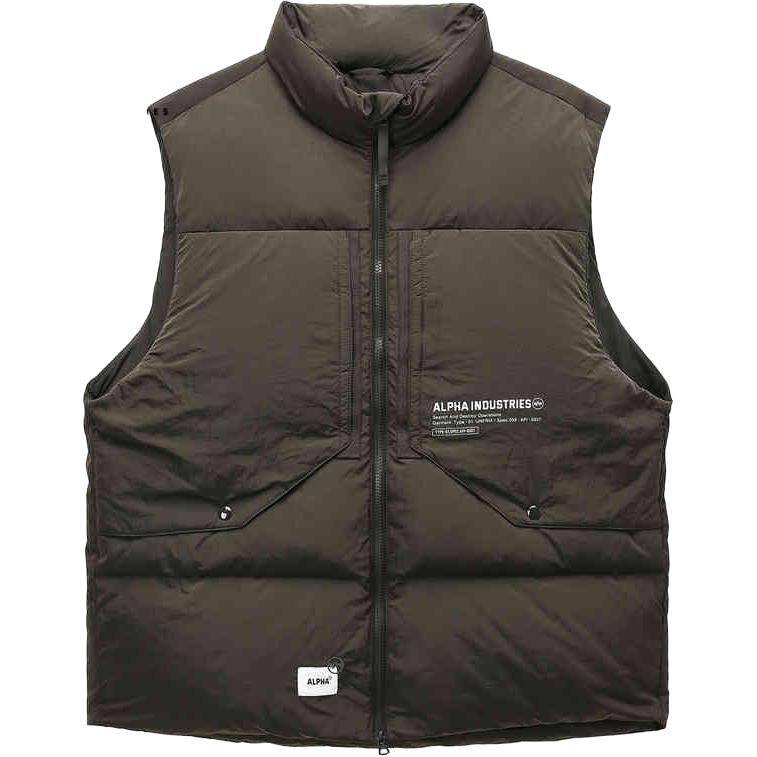 Alpha Industries Стеганая пуховая жилетка, Gray
Alpha Industries Стеганая пуховая жилетка, Gray