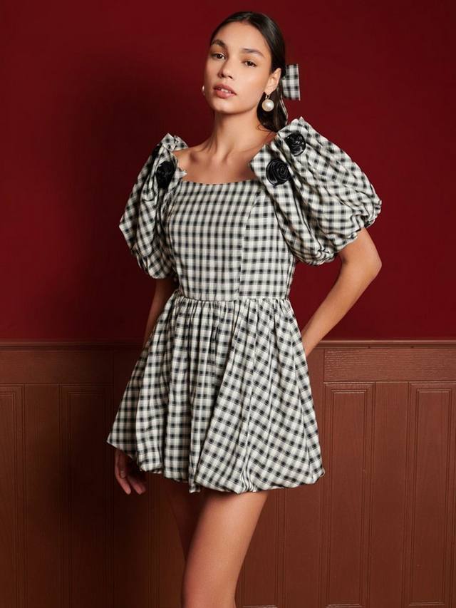 Мини-платье dream thelma в клетку с пышными рукавами Sister Jane, цвет Black/ White
Мини-платье dream thelma в клетку с пышными рукавами Sister Jane, цвет Black/ White