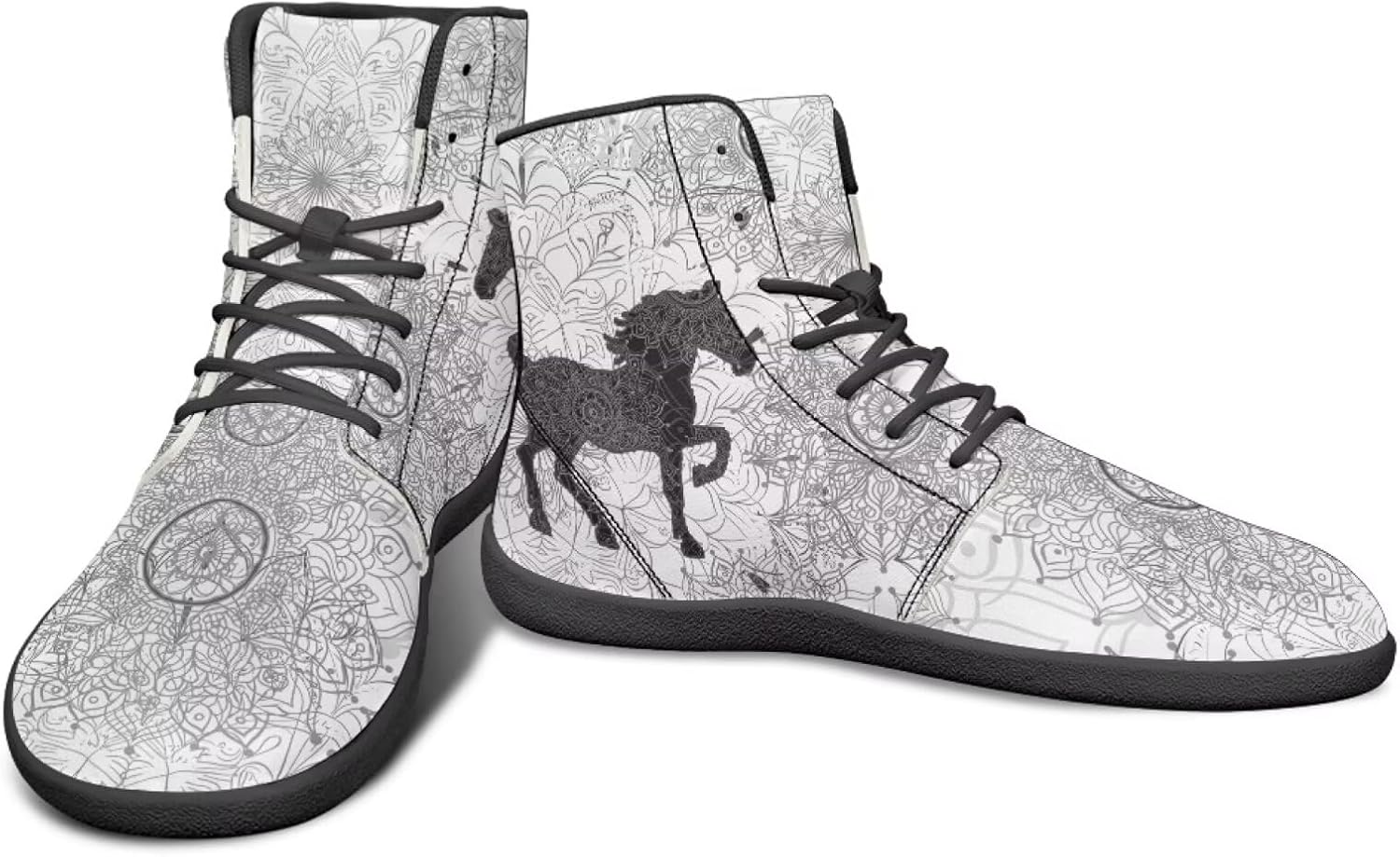 Высокие черно-белые кроссовки с мандальным узором с изображением животных для мужчин, с широкой колодкой, минималистичный дизайн без каблука Watdotory
Высокие черно-белые кроссовки с мандальным узором с изображением животных для мужчин, с широкой колодкой, минималистичный дизайн без каблука Watdotory
