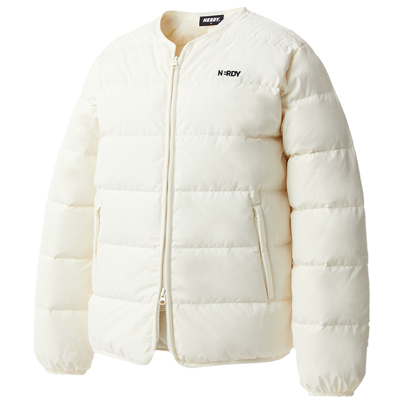 Nerdy Куртка пуховая унисекс слоновая кость, Ivory 
Nerdy Куртка пуховая унисекс слоновая кость, Ivory
