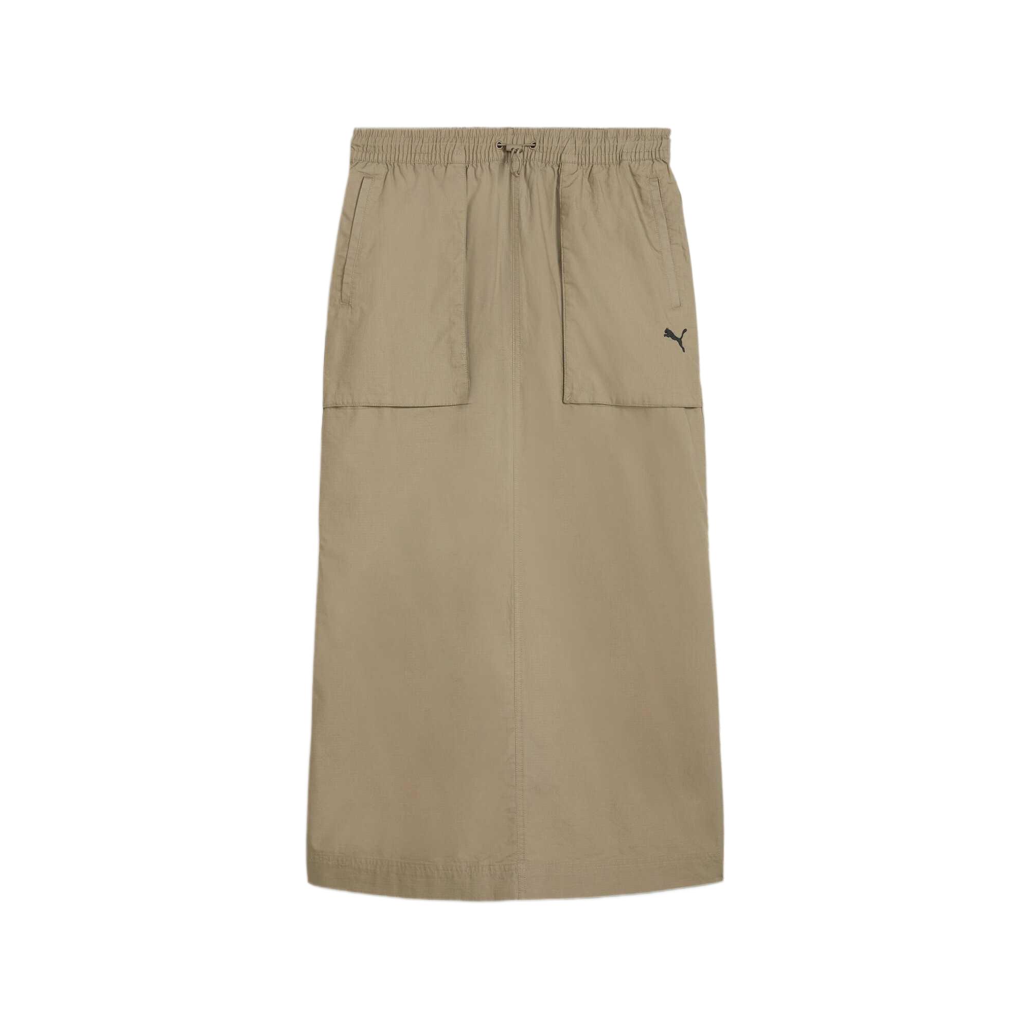 PUMA Повседневная длинная юбка женская хаки
PUMA Повседневная длинная юбка женская хаки