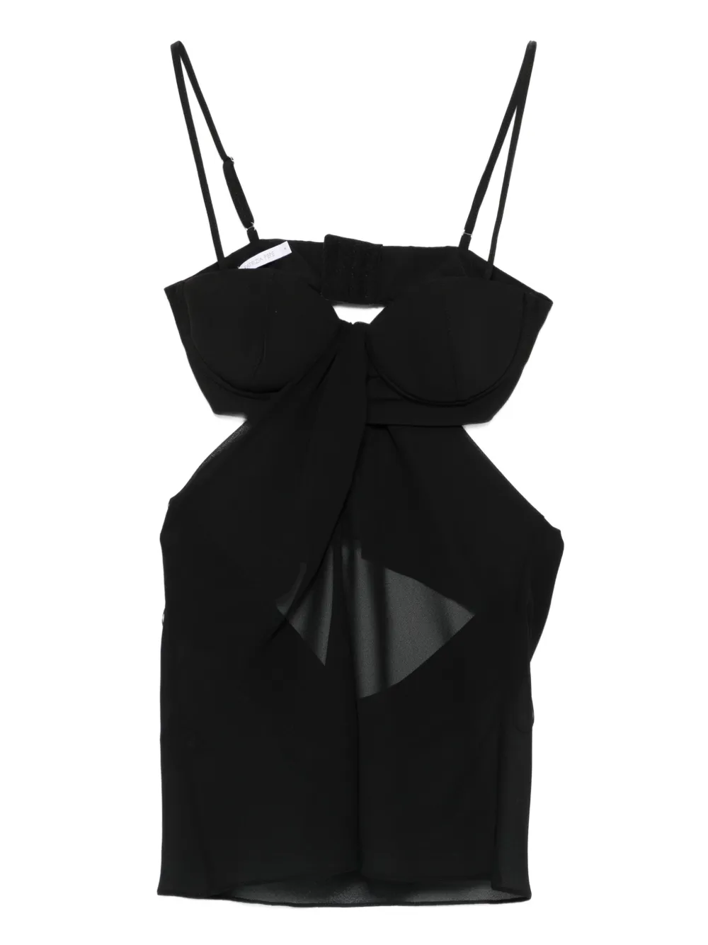 Топ с драпировкой Patrizia Pepe, черный
Топ с драпировкой Patrizia Pepe, черный