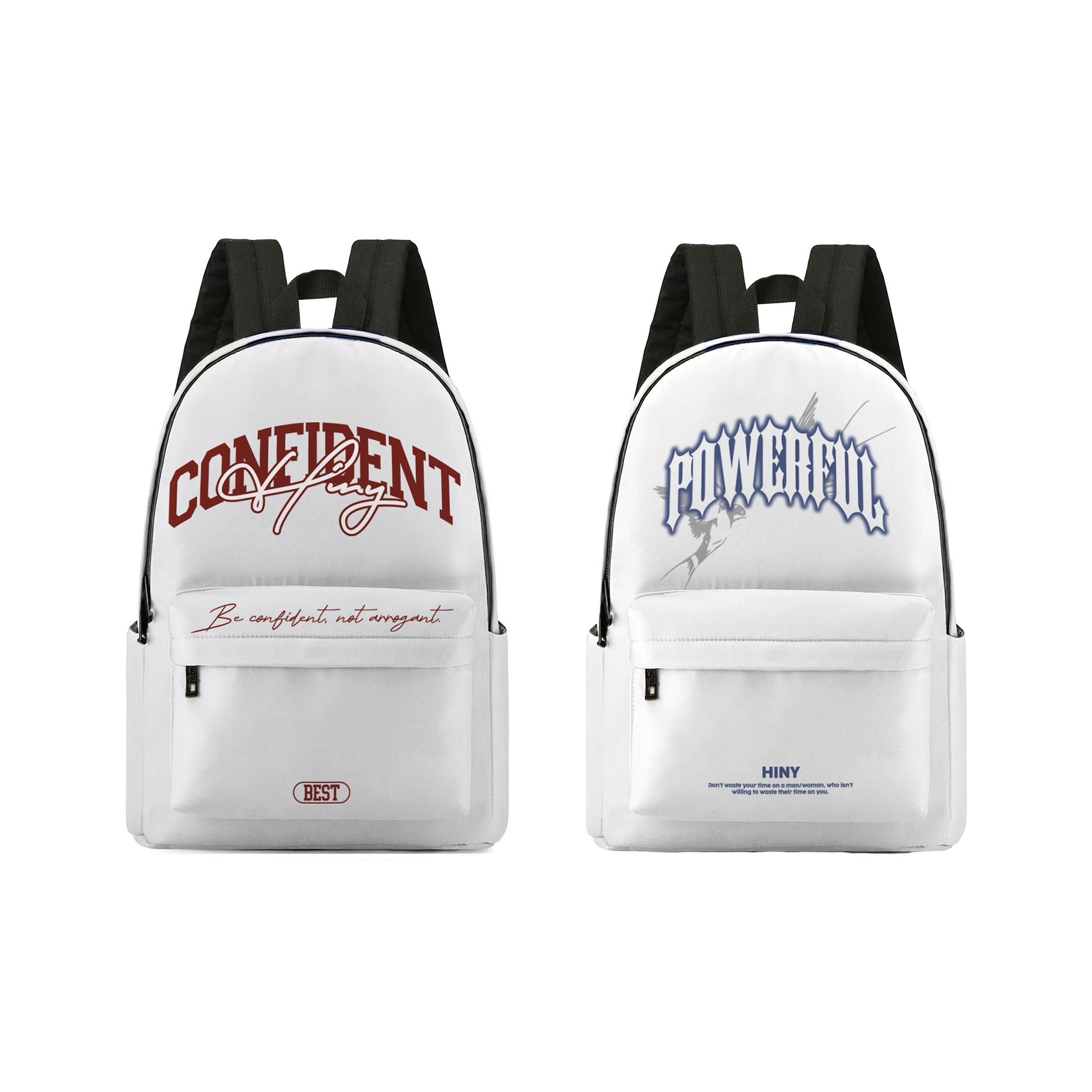 HINY Полиэстеровый рюкзак для 13-дюймового ноутбука унисекс белый, White Combo 1
HINY Полиэстеровый рюкзак для 13-дюймового ноутбука унисекс белый, White Combo 1