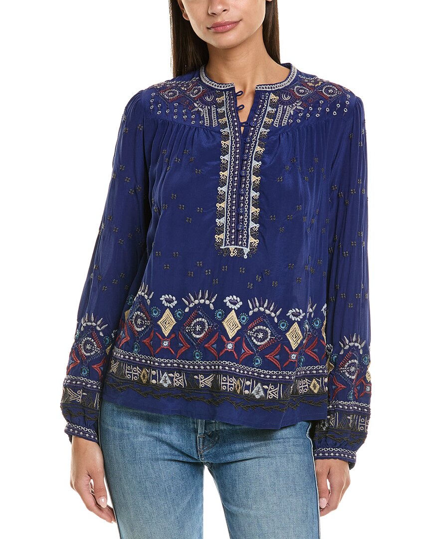 Джонни Вас Лесной папоротник Шелковая блузка Johnny Was, синий
Джонни Вас Лесной папоротник Шелковая блузка Johnny Was, синий