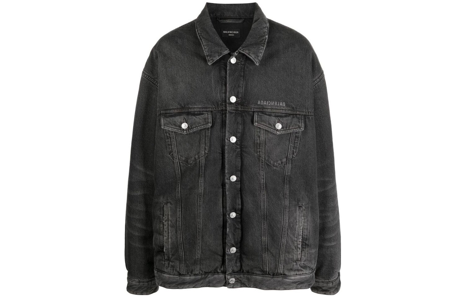 Джинсовая куртка мужская черная Balenciaga, черный
Джинсовая куртка мужская черная Balenciaga, черный