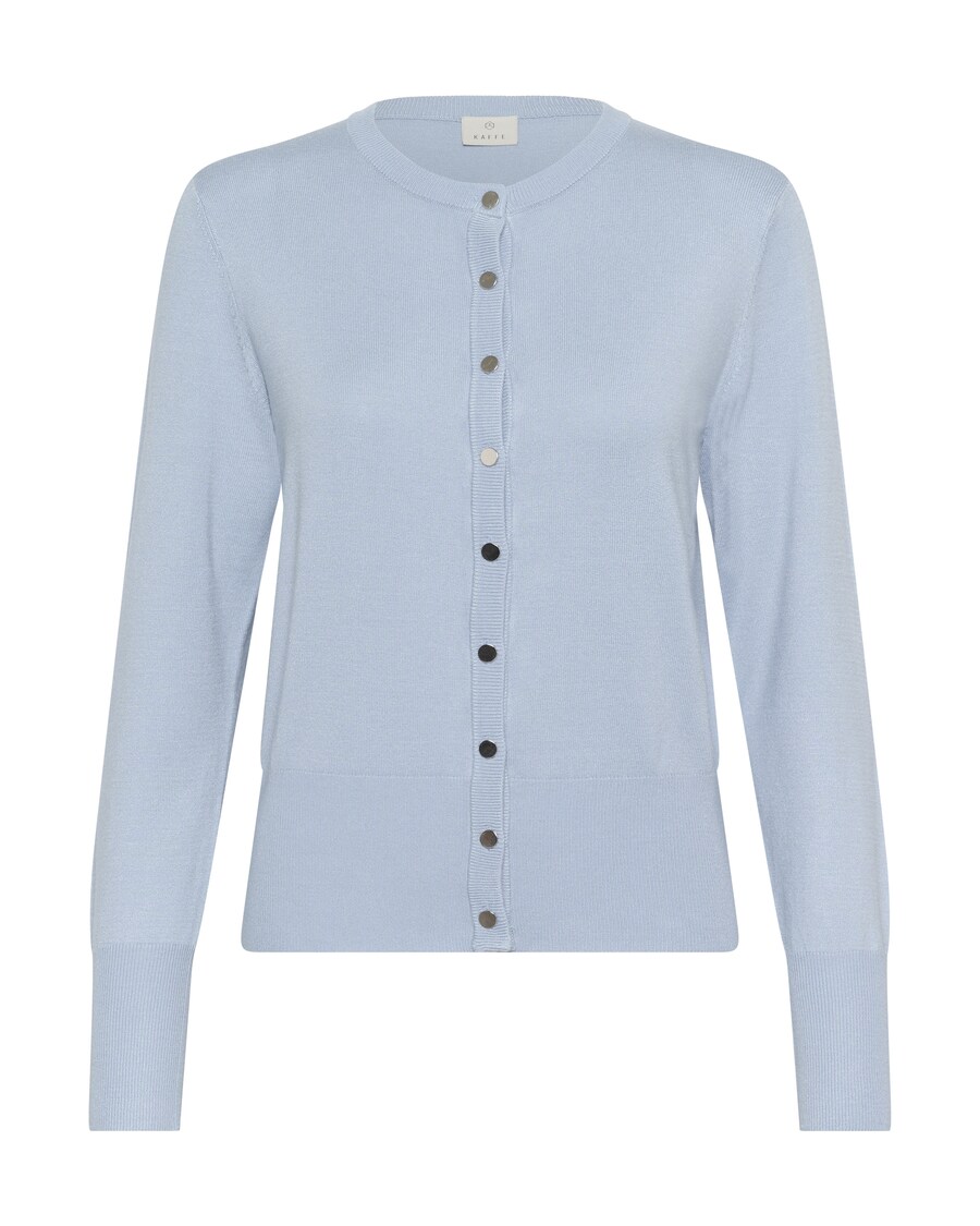 Вязаный кардиган Kaffe Lizza, темно-синий 
Вязаный кардиган Kaffe Lizza, темно-синий