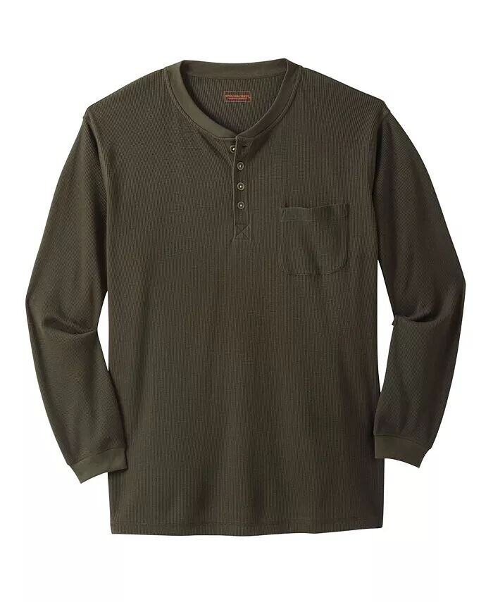 Удлиненная футболка Henley с термокарманом Big & Tall от Kingразмера Boulder Creek, зеленый
Удлиненная футболка Henley с термокарманом Big & Tall от Kingразмера Boulder Creek, зеленый
