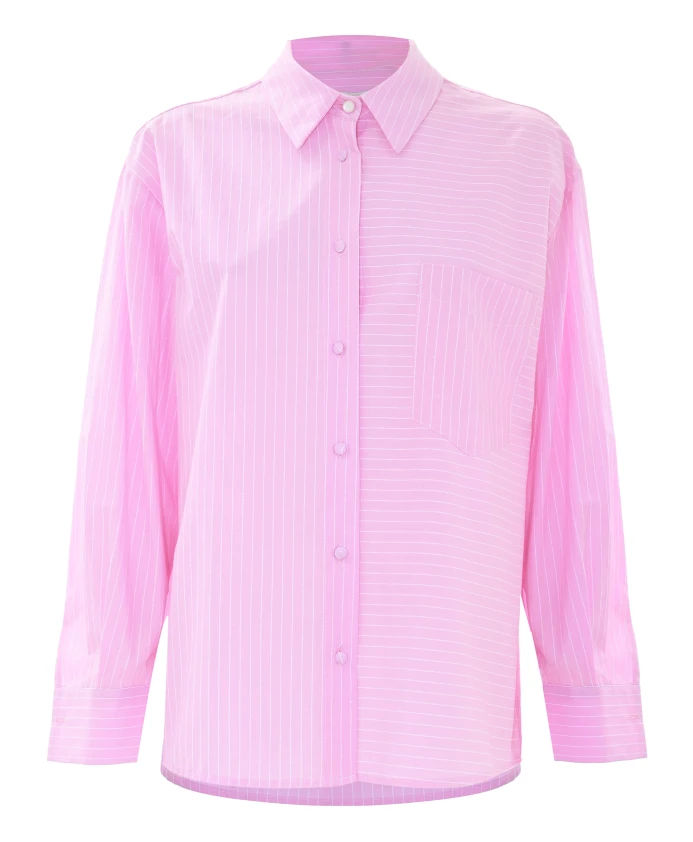 Полосатая розовая рубашка Kocca, фиолетовый
Полосатая розовая рубашка Kocca, фиолетовый