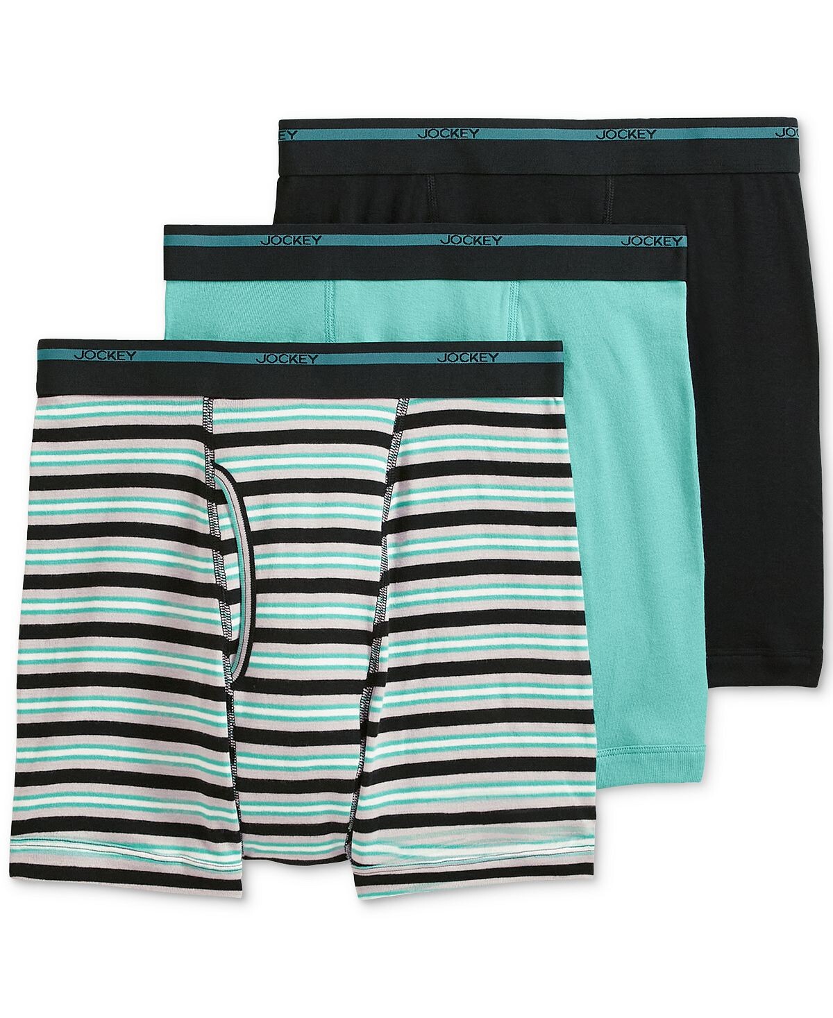 Мужские классические трусы-боксеры из хлопка (3 шт.) Jockey
Мужские классические трусы-боксеры из хлопка (3 шт.) Jockey