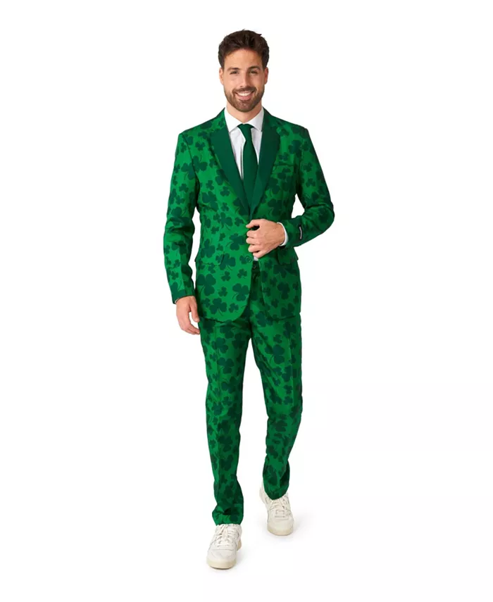 Мужской карнавальный костюм. Зеленый костюм Pats - принт трилистника для мужчин Suitmeister
Мужской карнавальный костюм. Зеленый костюм Pats - принт трилистника для мужчин Suitmeister