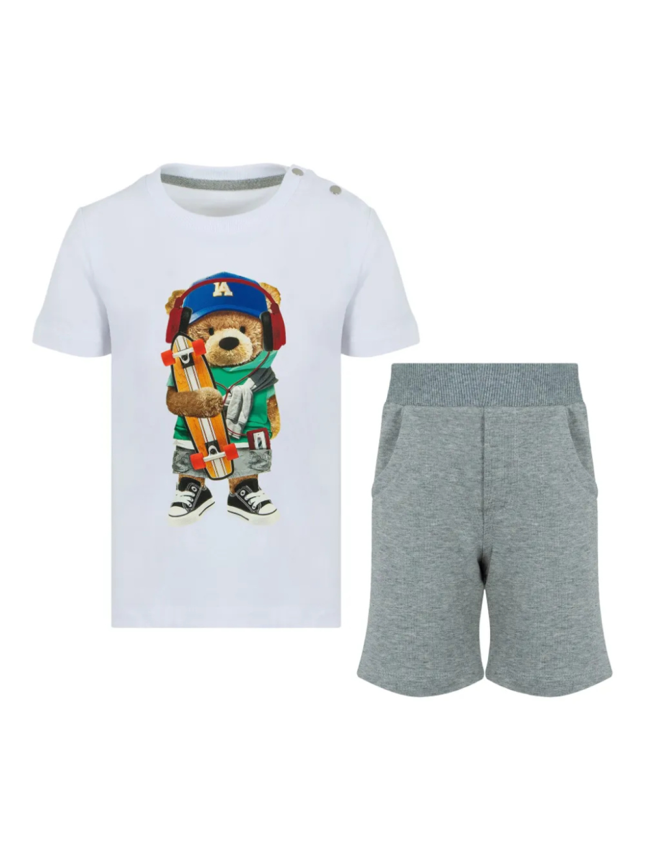 Lapin House комплект из топа и брюк с принтом, серый
Lapin House комплект из топа и брюк с принтом, серый