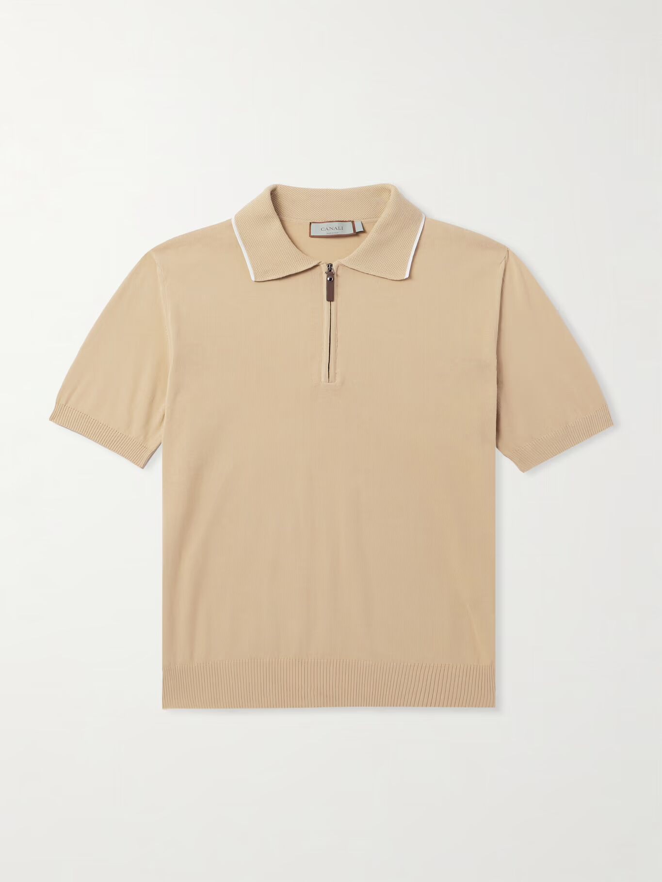 Рубашка-поло из хлопка в рубчик CANALI, бежевый
Рубашка-поло из хлопка в рубчик CANALI, бежевый