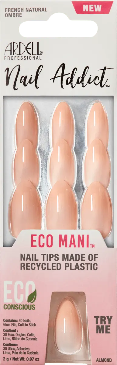Накладные ногти Eco Mani French Natural Ombre 30 шт. ARDELL
Накладные ногти Eco Mani French Natural Ombre 30 шт. ARDELL
