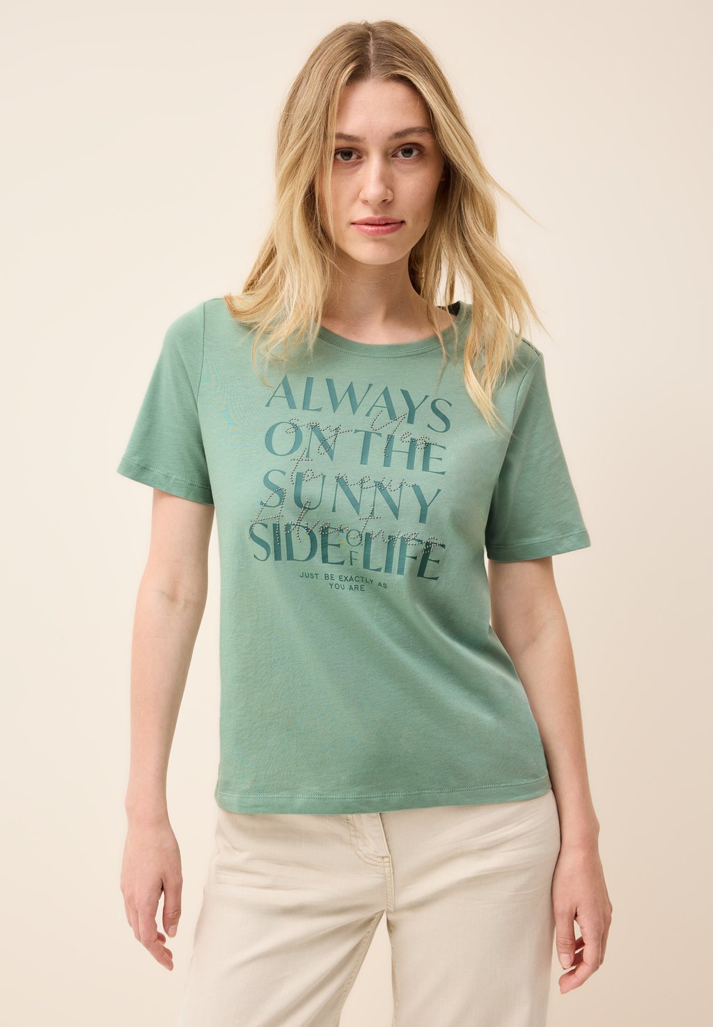 Футболка с принтом Cecil, металлик зеленый
Футболка с принтом Cecil, металлик зеленый