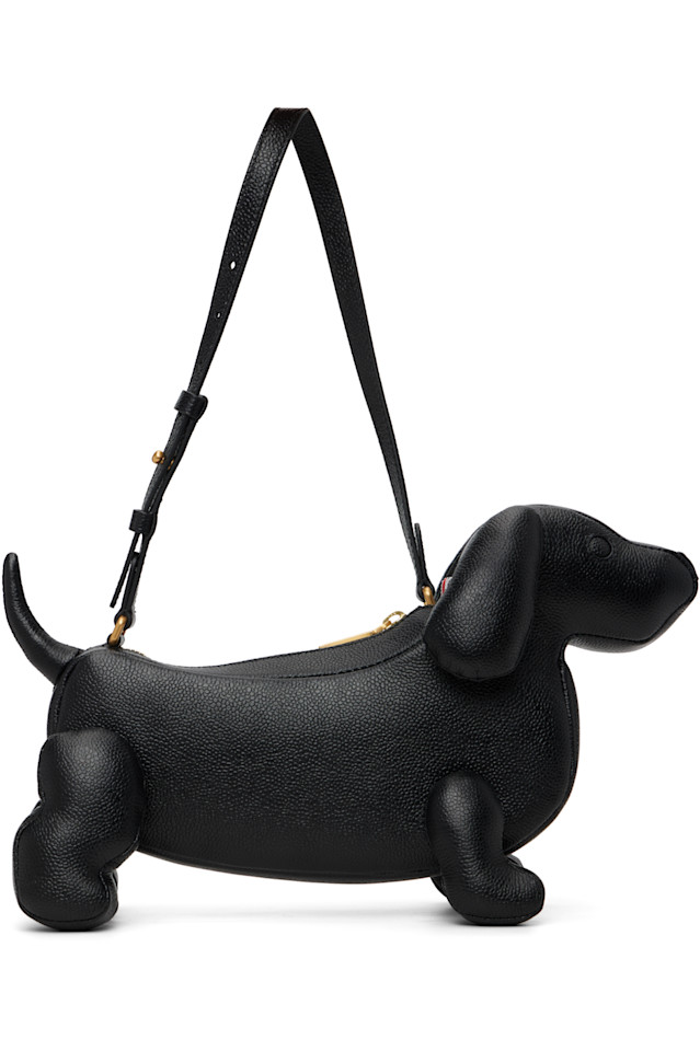 Сумка через плечо Pebble grain baby hector Thom Browne, черный
Сумка через плечо Pebble grain baby hector Thom Browne, черный