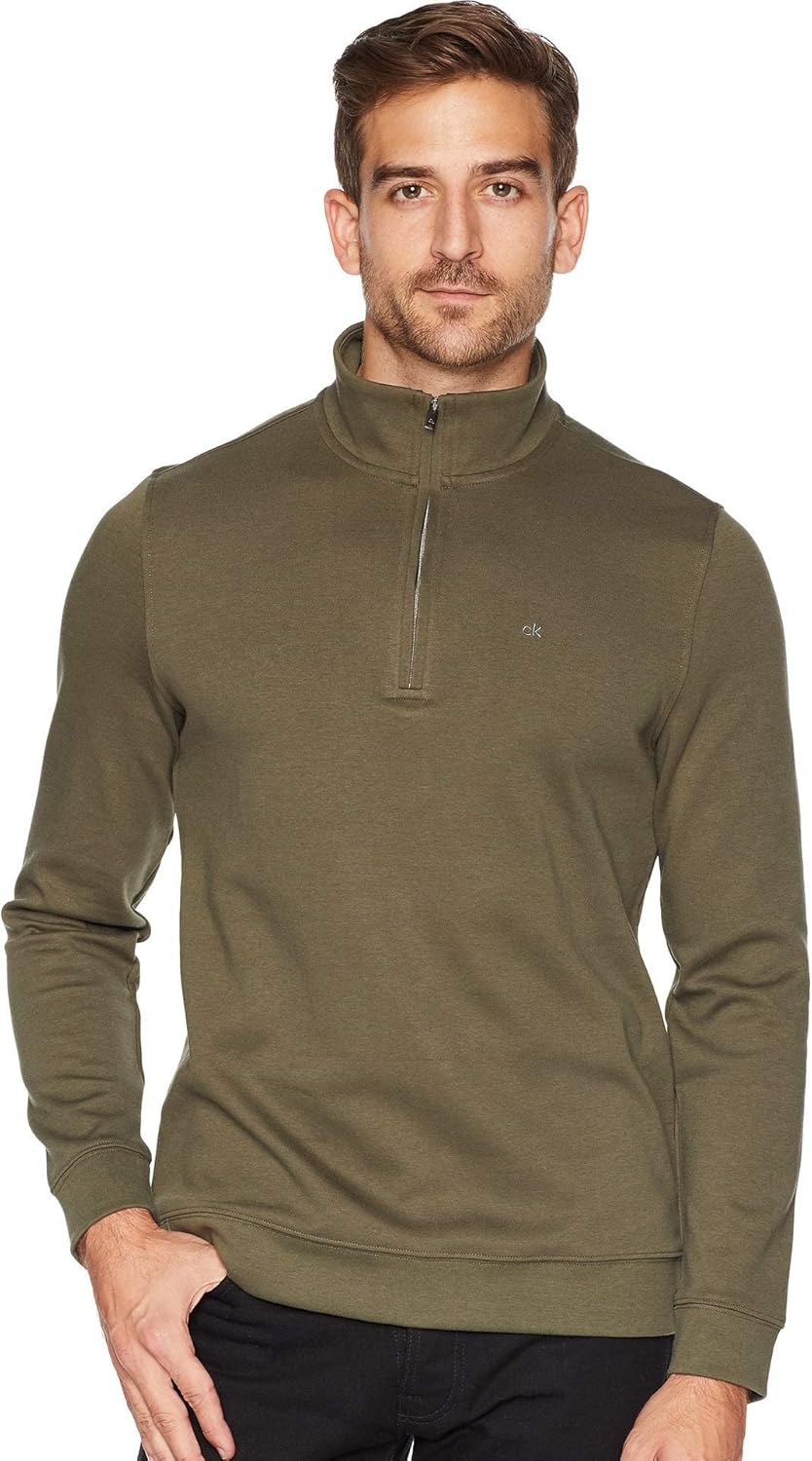 Классический мужской свитер Calvin Klein с застежкой-молнией на четверть оборота, Deep Moss
Классический мужской свитер Calvin Klein с застежкой-молнией на четверть оборота, Deep Moss