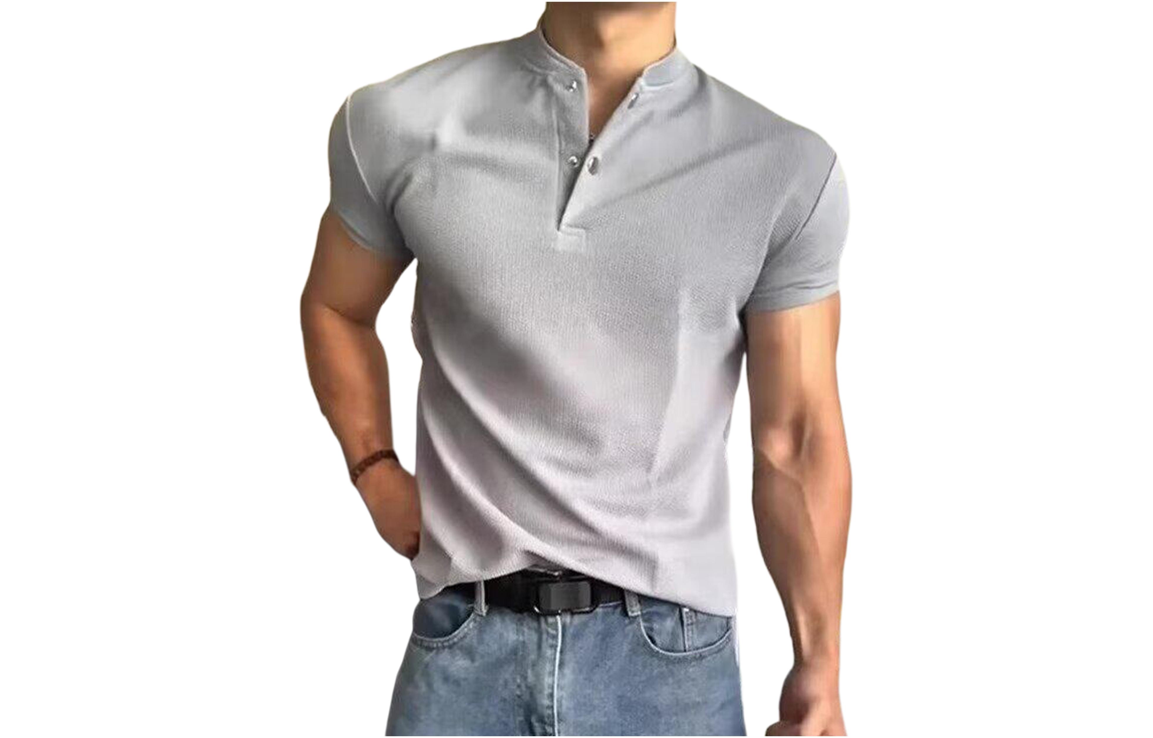 Футболка унисекс Henry Collar тонкая heavyweight ZIAREL, серый
Футболка унисекс Henry Collar тонкая heavyweight ZIAREL, серый