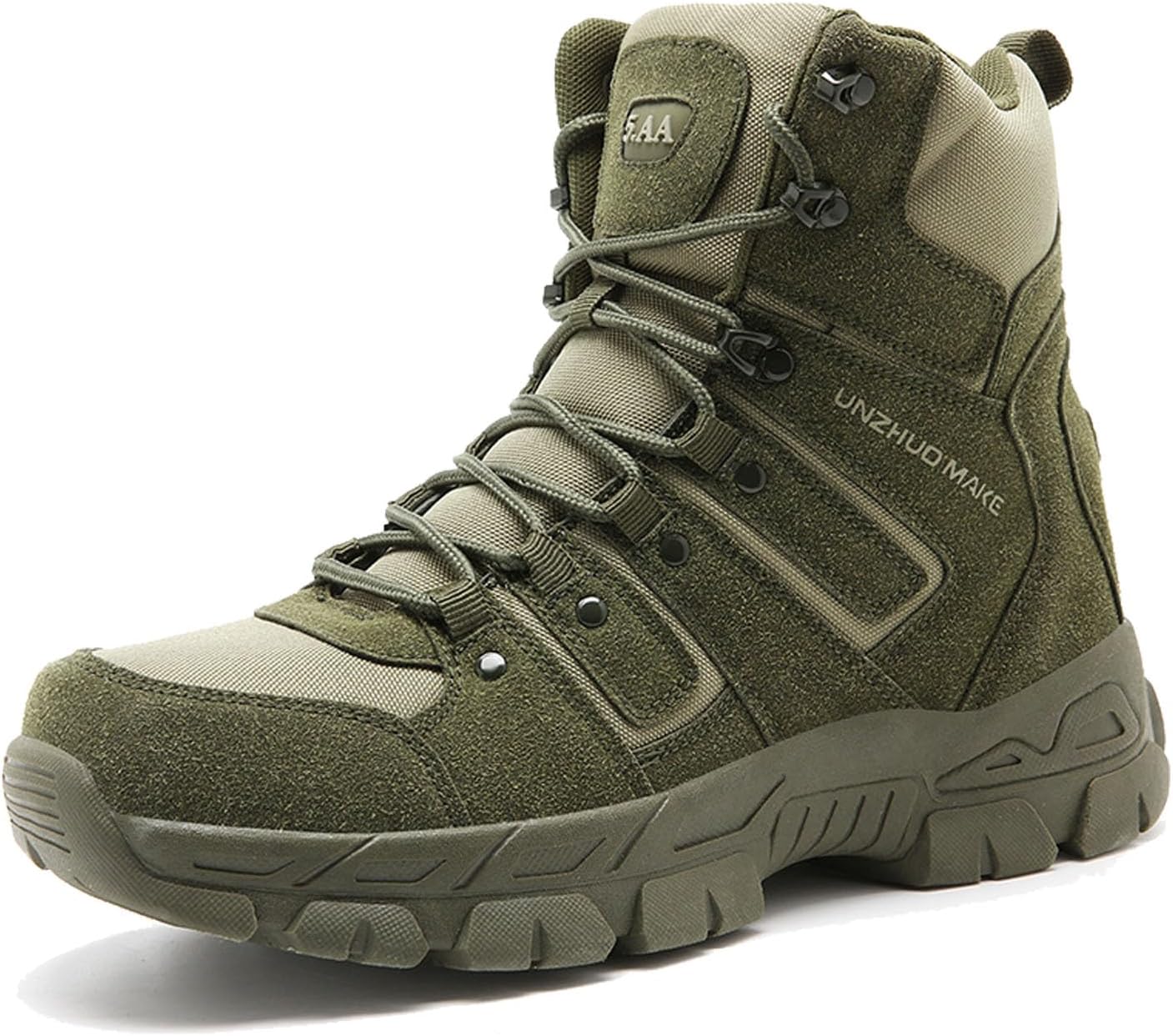 Мужские тактические ботинки Легкие походные ботинки Водонепроницаемые военные армейские ботинки Ботинки для охоты и службы Zivopah, зеленый
Мужские тактические ботинки Легкие походные ботинки Водонепроницаемые военные армейские ботинки Ботинки для охоты и службы Zivopah, зеленый