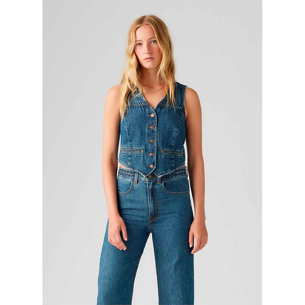 Жилет Levi's с плетением, синий
Жилет Levi's с плетением, синий
