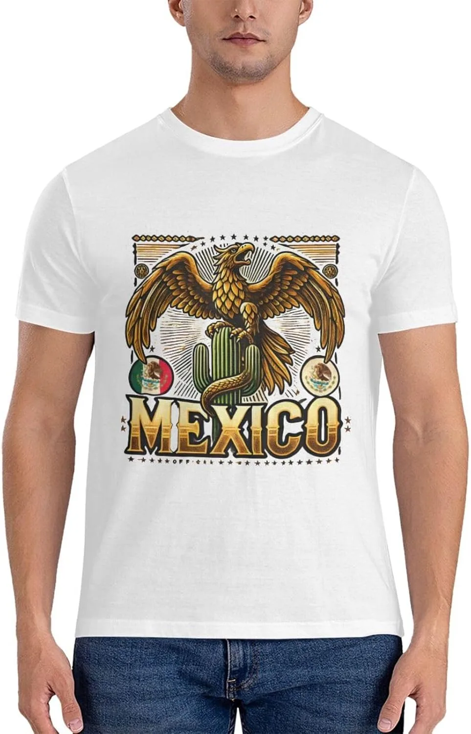 Футболка Cotton Casual Retro Gold Mexico WXENAIEDK
Футболка Cotton Casual Retro Gold Mexico WXENAIEDK