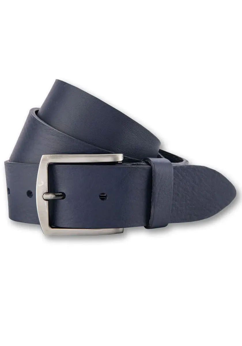 Кожаный ремень BERND GÖTZ с современной матовой серебряной пряжкой, синий
Кожаный ремень BERND GÖTZ с современной матовой серебряной пряжкой, синий