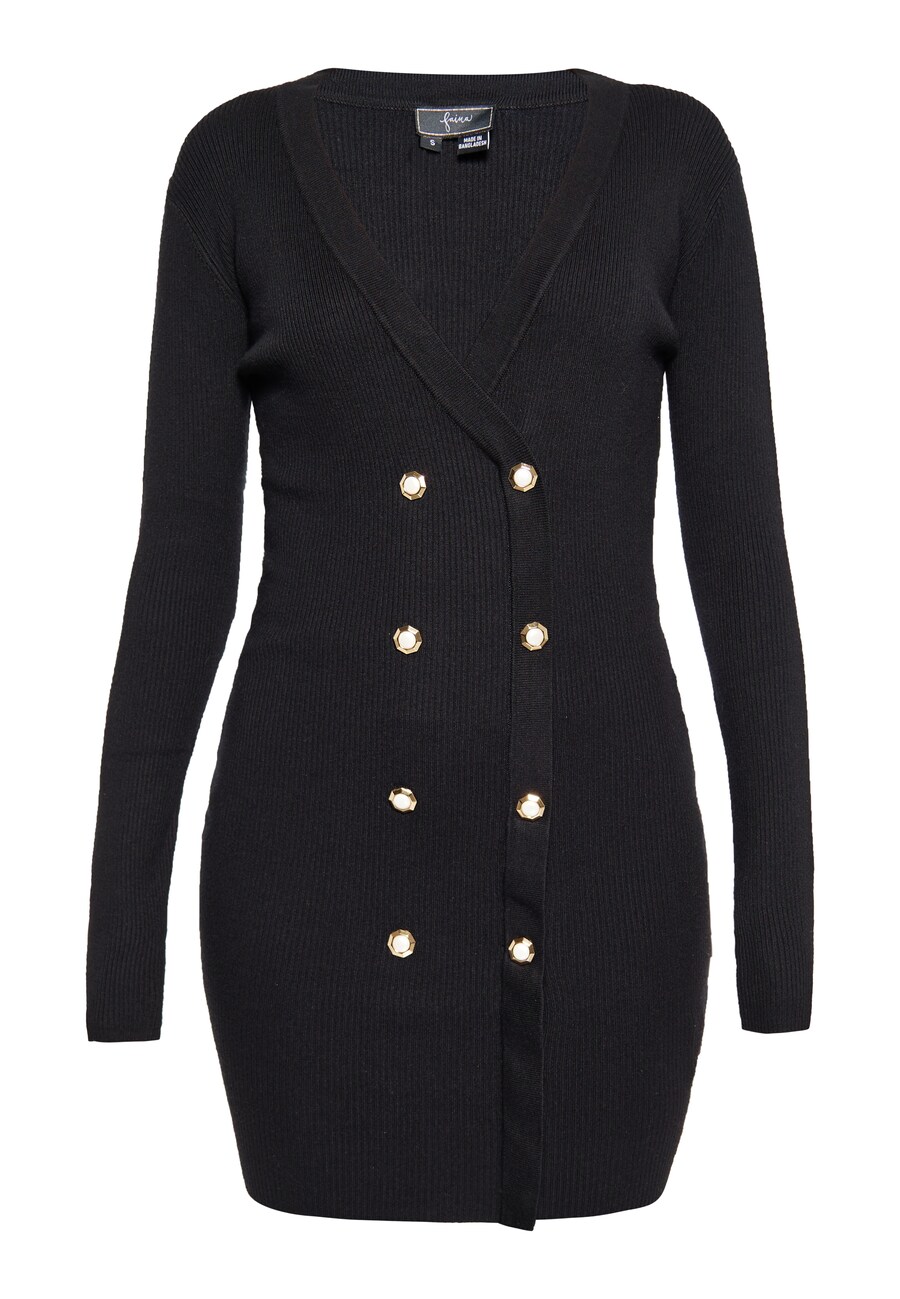 Вязаное платье faina, черный
Вязаное платье faina, черный