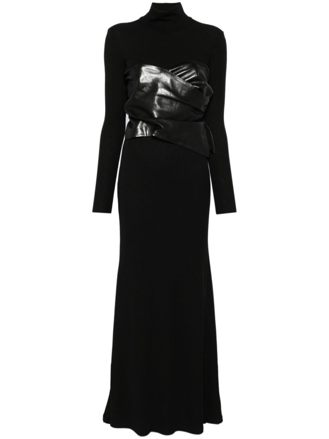 Nanushka платье макси с драпировкой, черный
Nanushka платье макси с драпировкой, черный