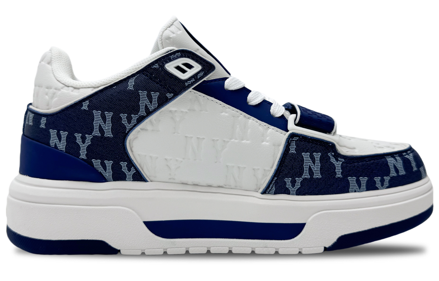 MLB Массивные износостойкие нескользящие повседневные кеды унисекс сине-белые, цвет Blue White
MLB Массивные износостойкие нескользящие повседневные кеды унисекс сине-белые, цвет Blue White