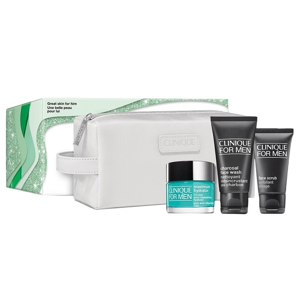 Clinique, Great Skin For Him, набор косметики, 3 шт + косметичка
Clinique, Great Skin For Him, набор косметики, 3 шт + косметичка