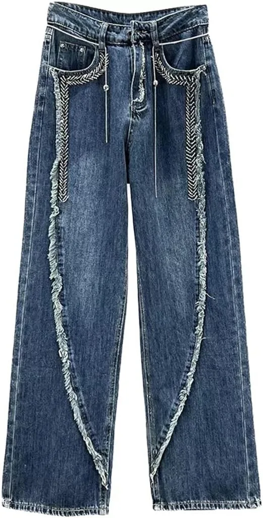 Джинсы Wide Leg женские осенние High Waist Loose с цепочкой GSGRTYJIO
Джинсы Wide Leg женские осенние High Waist Loose с цепочкой GSGRTYJIO