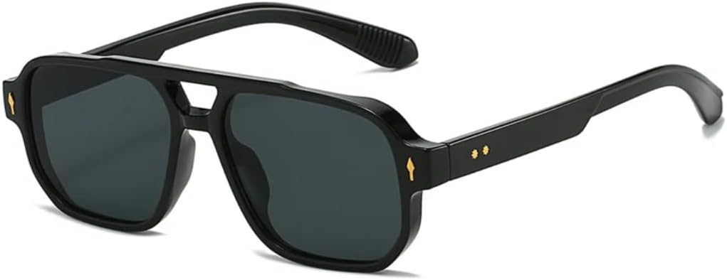 Солнцезащитные очки с защитой UV400 | Двойная перемычка, заклепки, градиентные линзы | для женщин и мужчин, для занятий спортом на открытом воздухе и вождения DSVIGF, Black Grey
Солнцезащитные очки с защитой UV400 | Двойная перемычка, заклепки, градиентные линзы | для женщин и мужчин, для занятий спортом на открытом воздухе и вождения DSVIGF, Black Grey