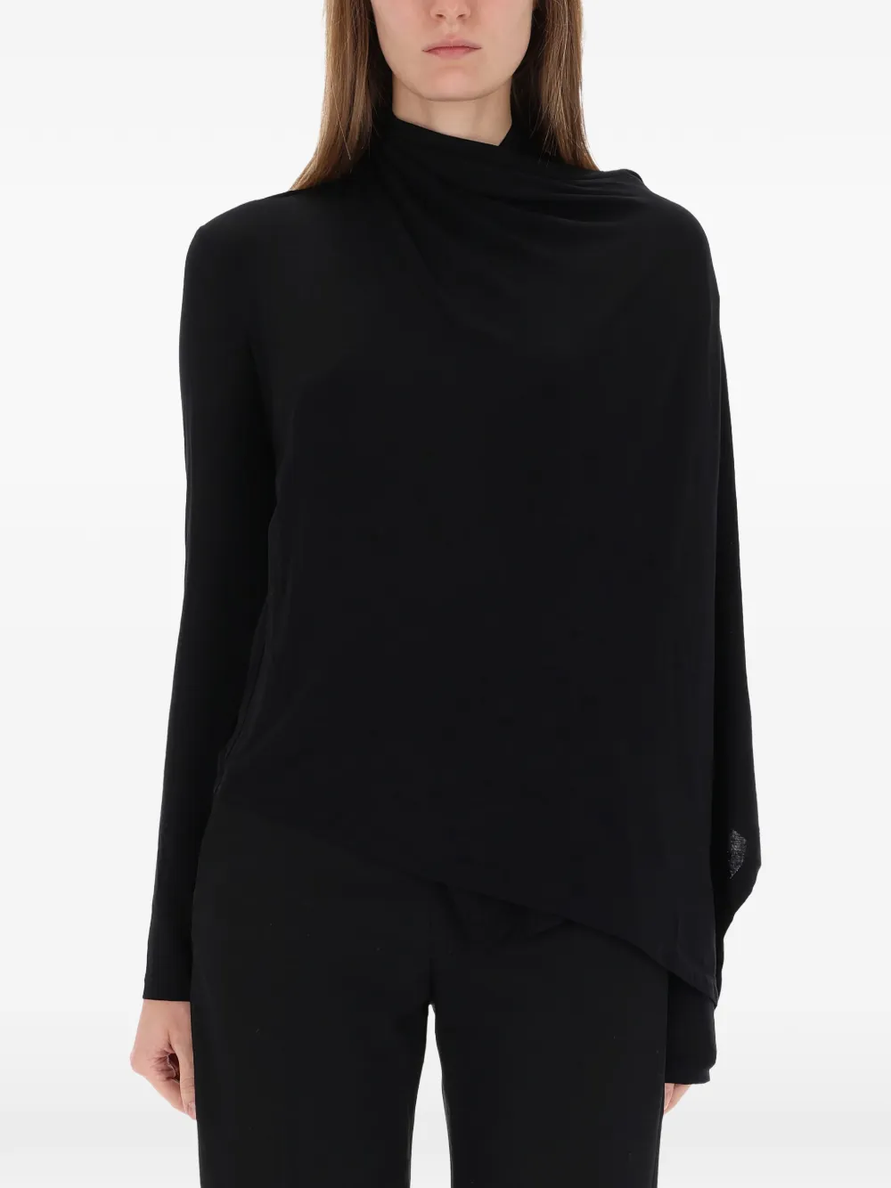 Драпированная блузка Helmut Lang, черный
Драпированная блузка Helmut Lang, черный