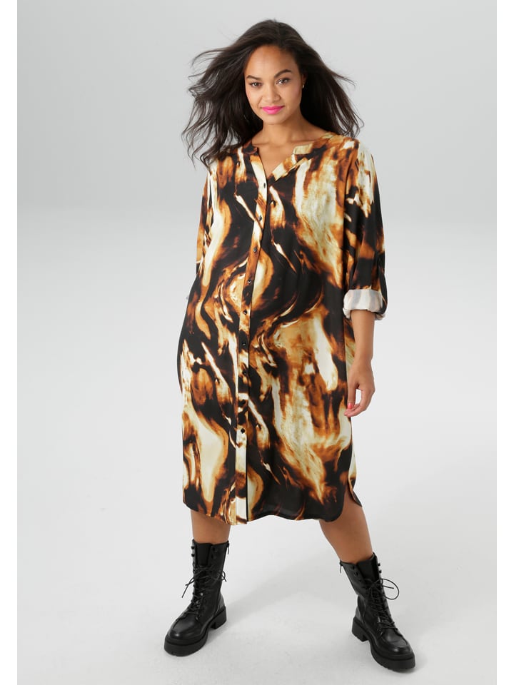 Aniston Платье черного/светло-коричневого цвета
Aniston Платье черного/светло-коричневого цвета