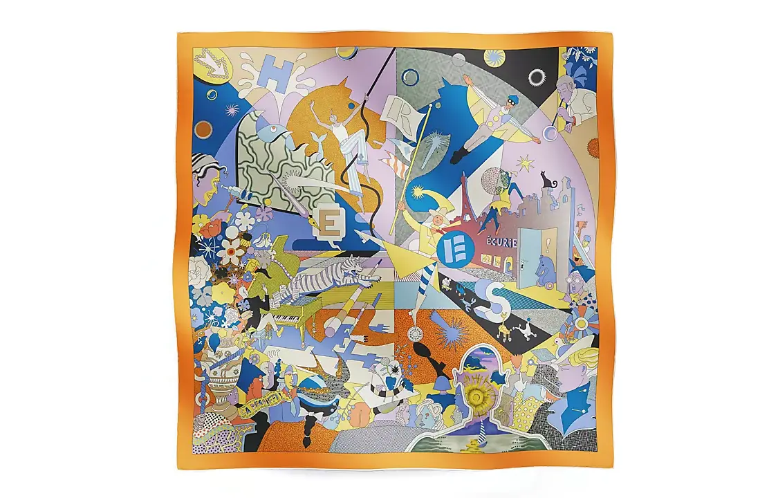 HERMES Шёлковый шарф Multicolor, Multicolor
HERMES Шёлковый шарф Multicolor, Multicolor