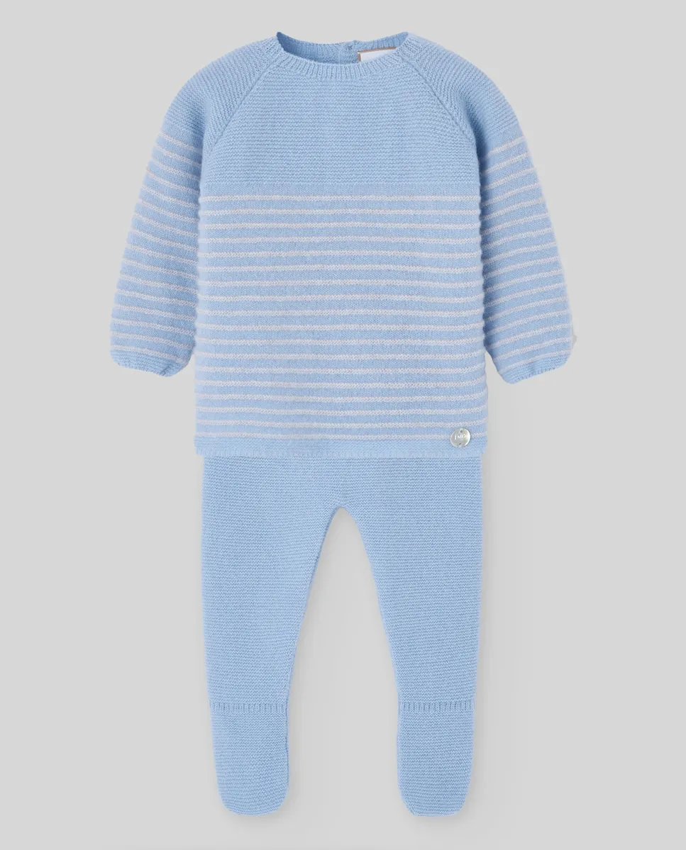 Детский комплект из шерсти и кашемира коллекция Essentia Paz Rodríguez, светло-голубой
Детский комплект из шерсти и кашемира коллекция Essentia Paz Rodríguez, светло-голубой