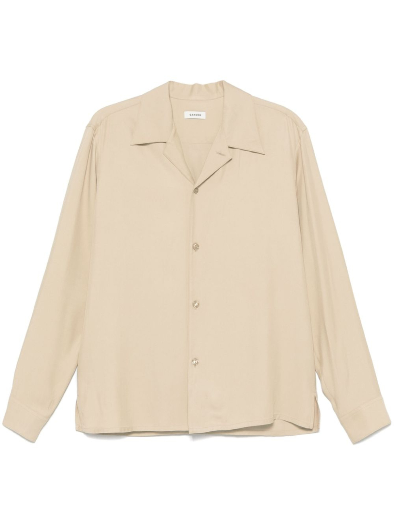 SANDRO рубашка с распашным воротником, нейтральный цвет
SANDRO рубашка с распашным воротником, нейтральный цвет