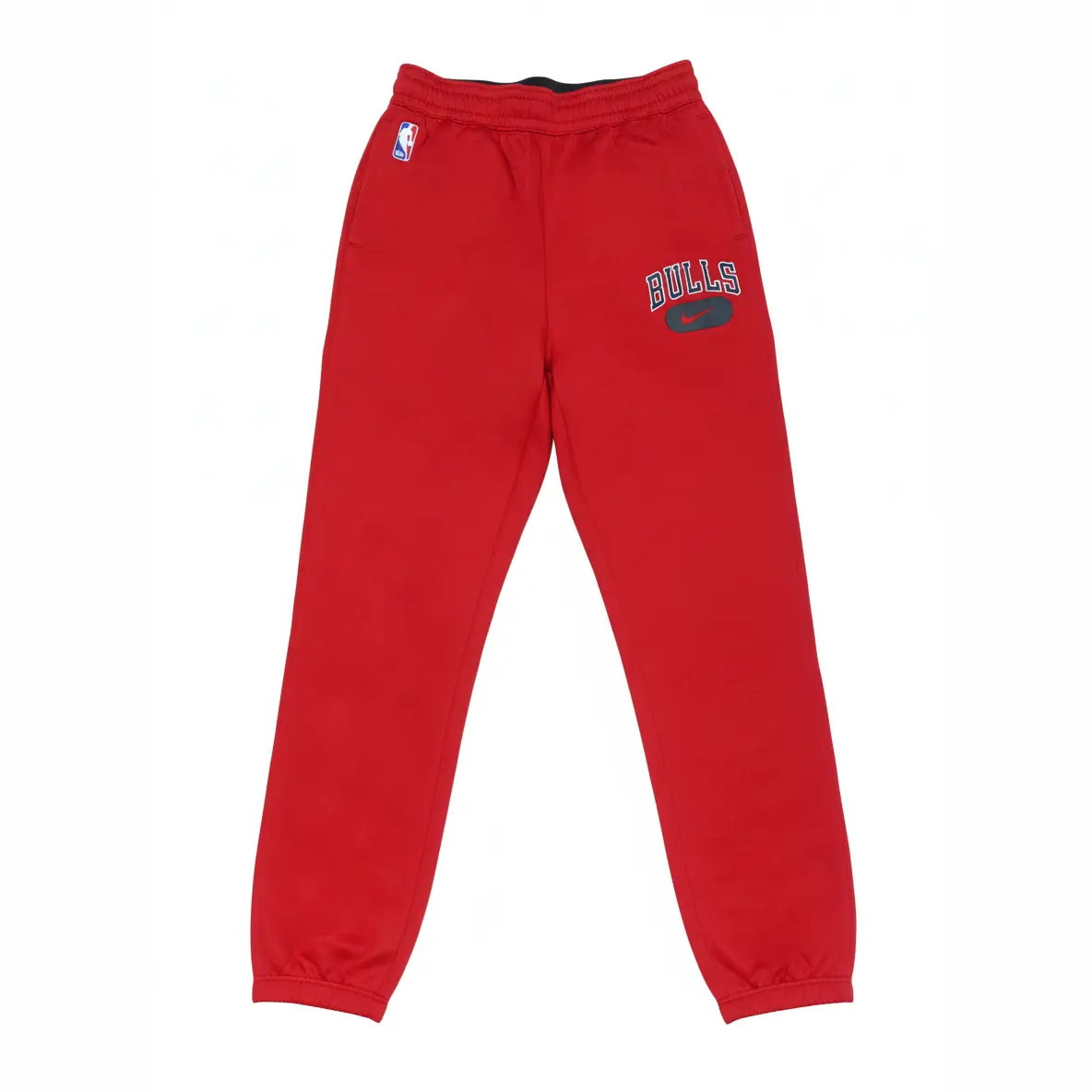 Nike Ветрозащитные термоутепленные минималистичные модные спортивные штаны с эластичным поясом, приталенные подростковые Red