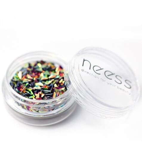 Украшение ногтей золотисто-зелеными треугольниками, 1 г Neess, Blink Jet
Украшение ногтей золотисто-зелеными треугольниками, 1 г Neess, Blink Jet