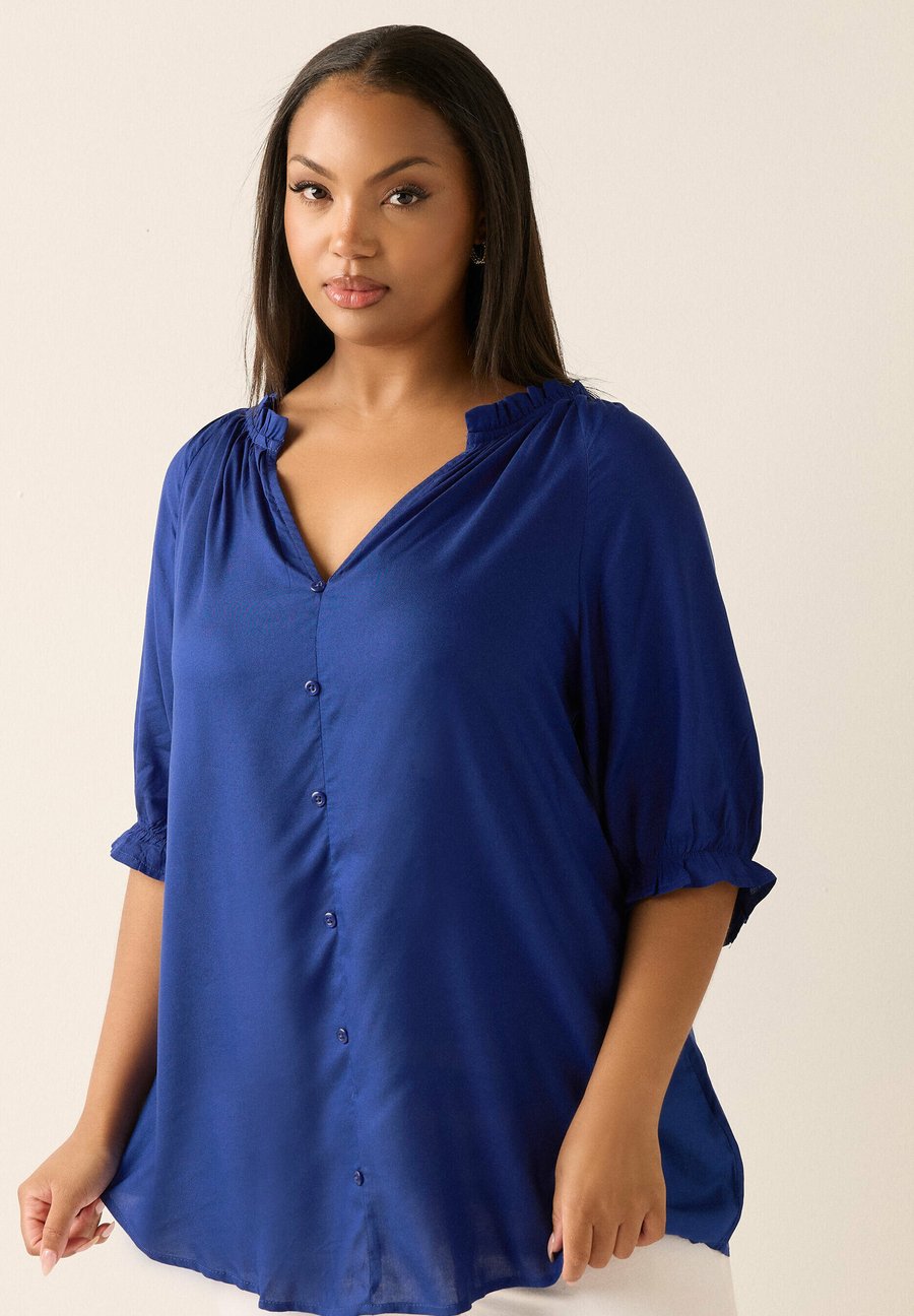 Блуза Yours Clothing NOTCH NECK, Blue
Блуза Yours Clothing NOTCH NECK, Blue