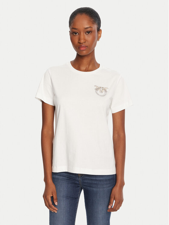 Футболка regular fit Quentin 103320 A2RN Pinko, белый
Футболка regular fit Quentin 103320 A2RN Pinko, белый