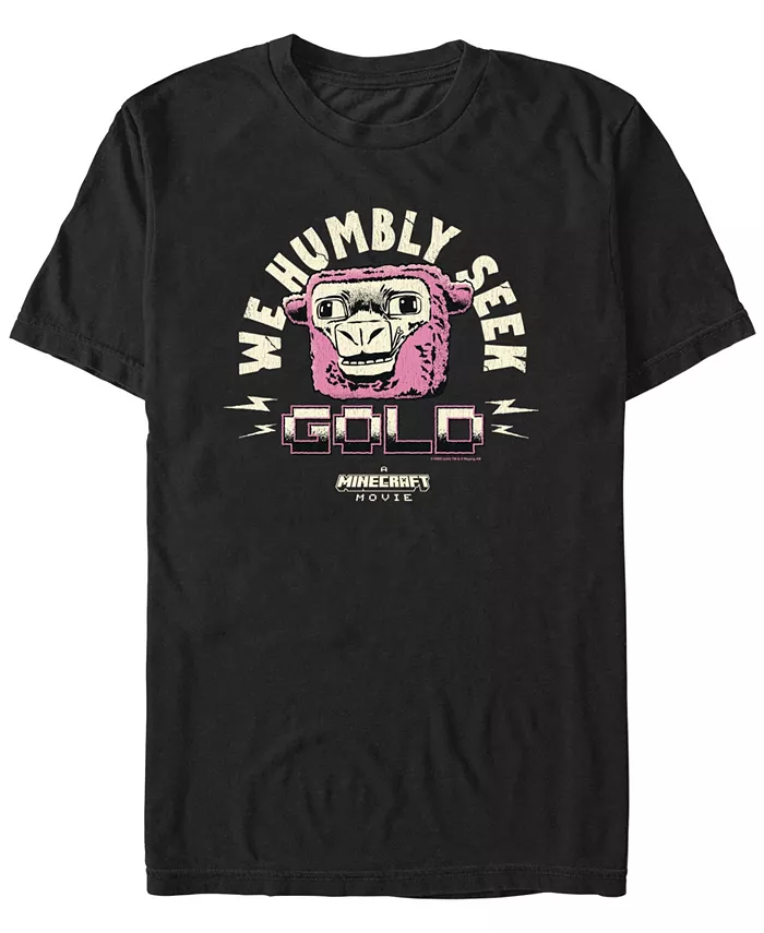 Мужская футболка с коротким рукавом Minecraft Movie "We Humbly Seek Gold" Fifth Sun, черный
Мужская футболка с коротким рукавом Minecraft Movie "We Humbly Seek Gold" Fifth Sun, черный