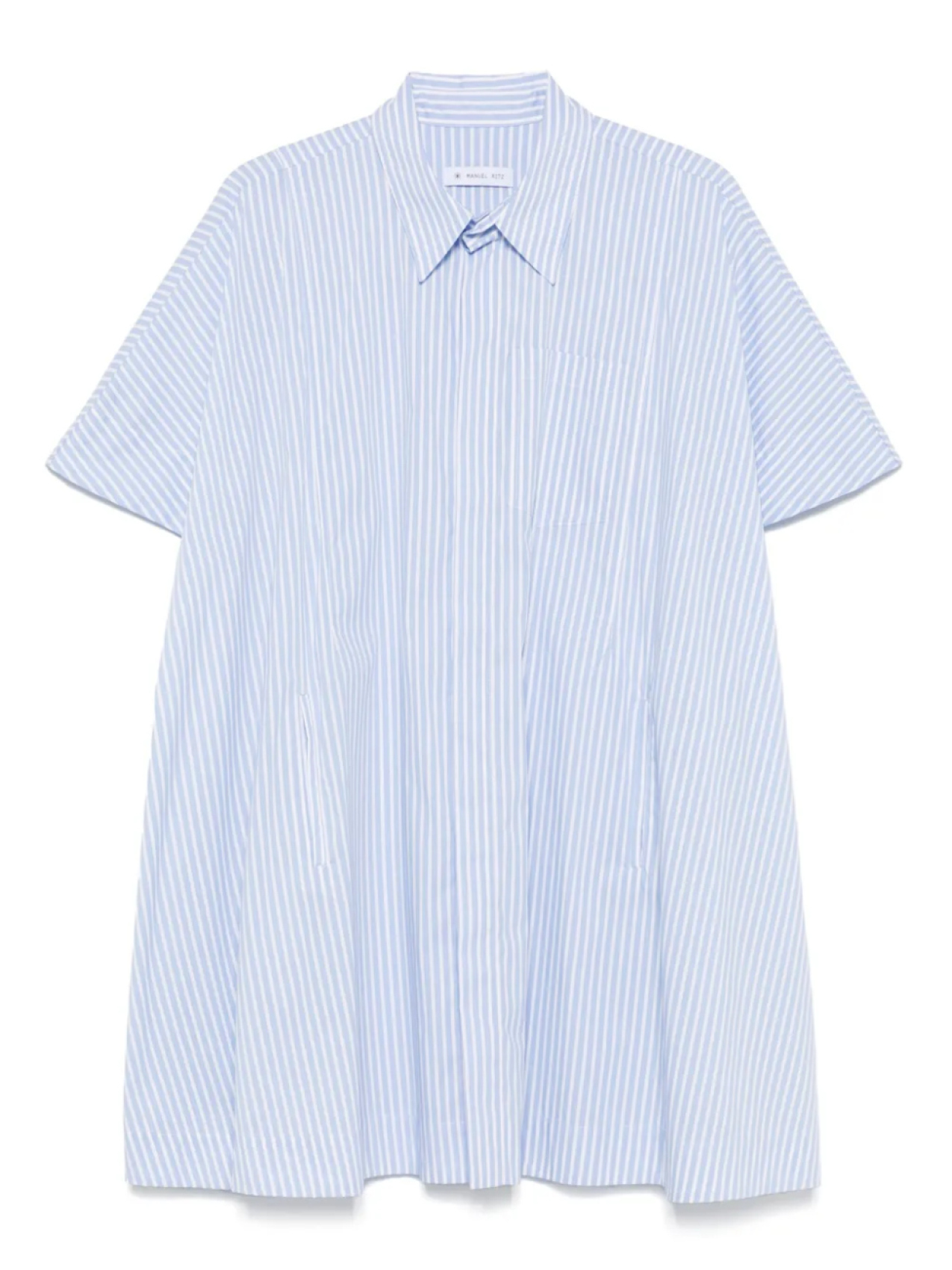 Платье-рубашка в полоску Manuel Ritz, синий
Платье-рубашка в полоску Manuel Ritz, синий