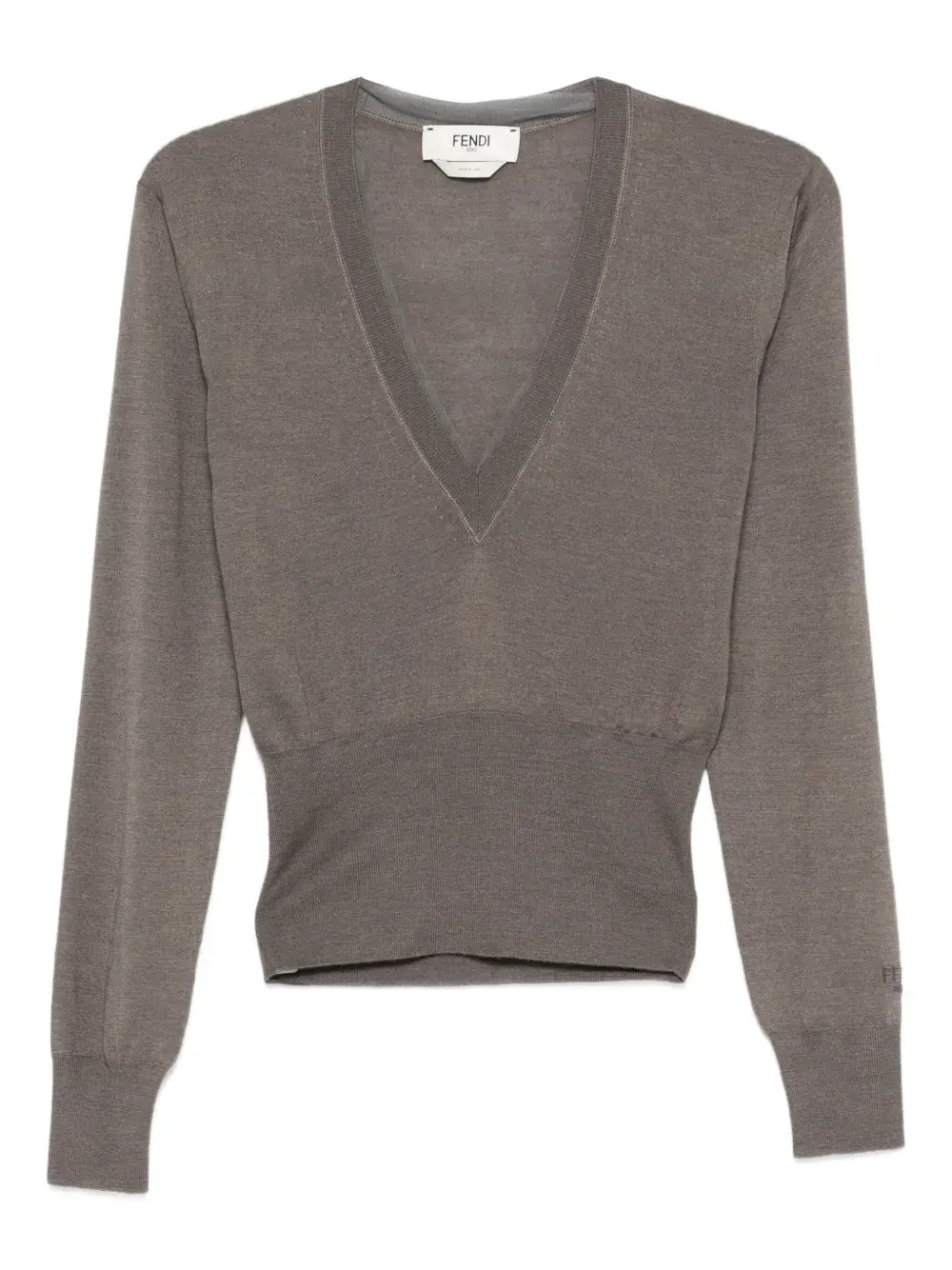 Футболка с V-образным вырезом FENDI, нейтральный
Футболка с V-образным вырезом FENDI, нейтральный
